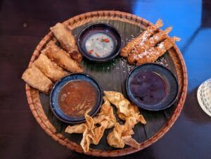 Vorspeisenteller im Com Que Vietnam Restaurant Leipzig Mockau