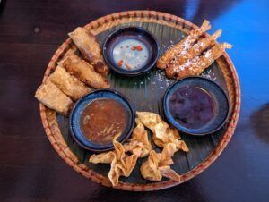 Vorspeisenteller im Com Que Vietnam Restaurant Leipzig Mockau