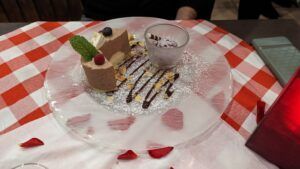 Dessert im Restaurant La Grotta Leipzig