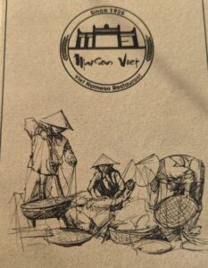 Speisekarte im Maison Viet Leipzig