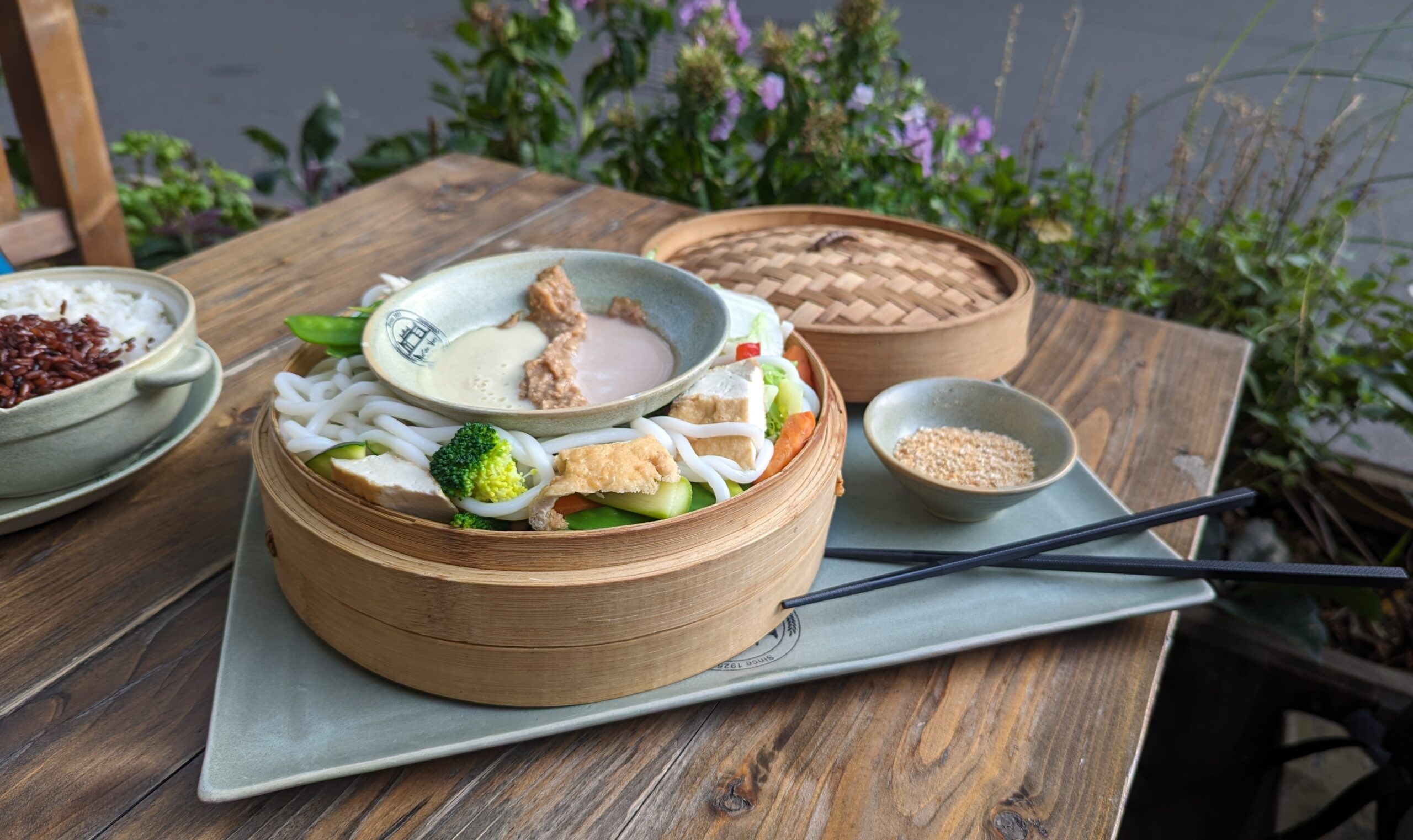 Hauptspeise vegan im Maison Viet Leipzig