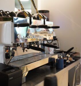 Kaffeemaschine im Nuva Leipzig