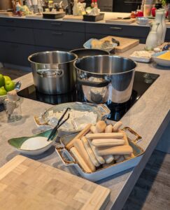 Vorbereitete Zutaten beim veganen Kochkurs